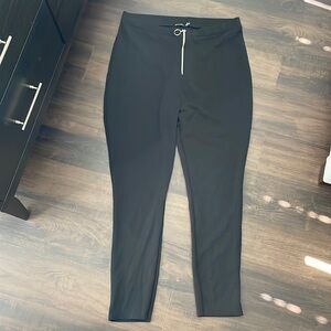 Boohoo Black Stretch Pants Size 14